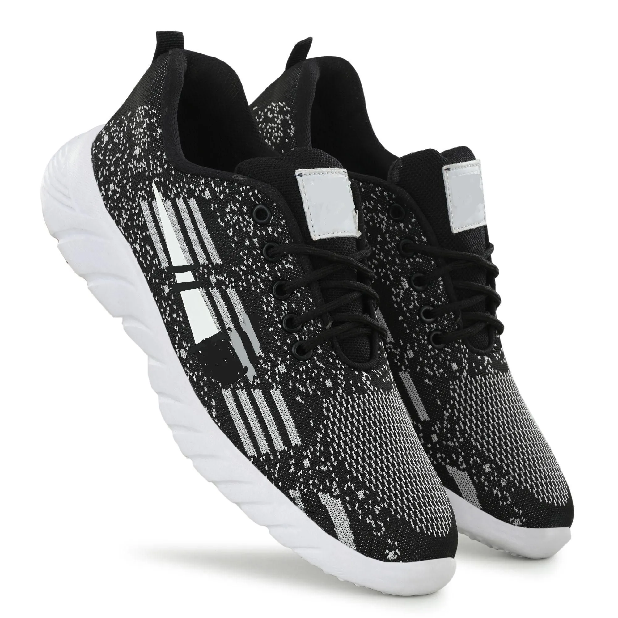 Airbell Black Mesh | Lightweight | Premium | Comfort | Summer & Winter Trendy |Casual Sneakers for Men's