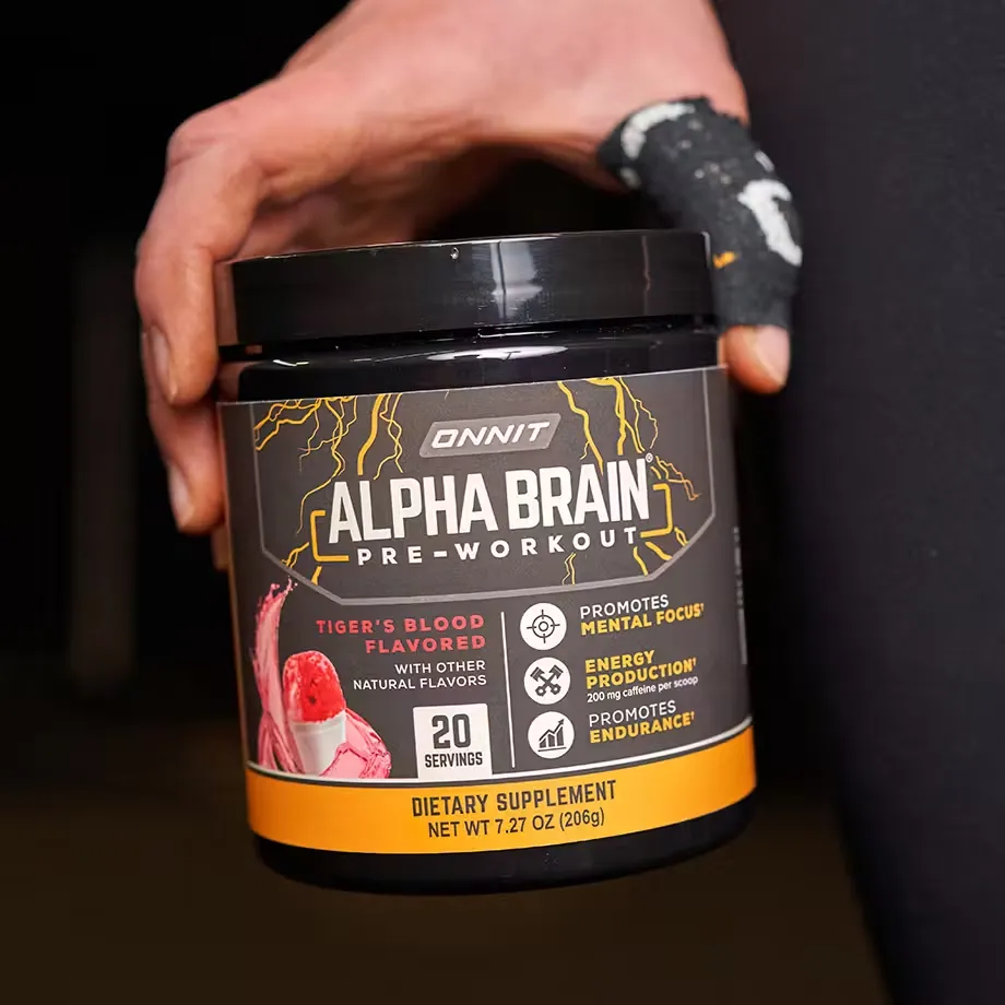 Alpha Brain Pre-Workout - Tiger's Blood (20 Servings)