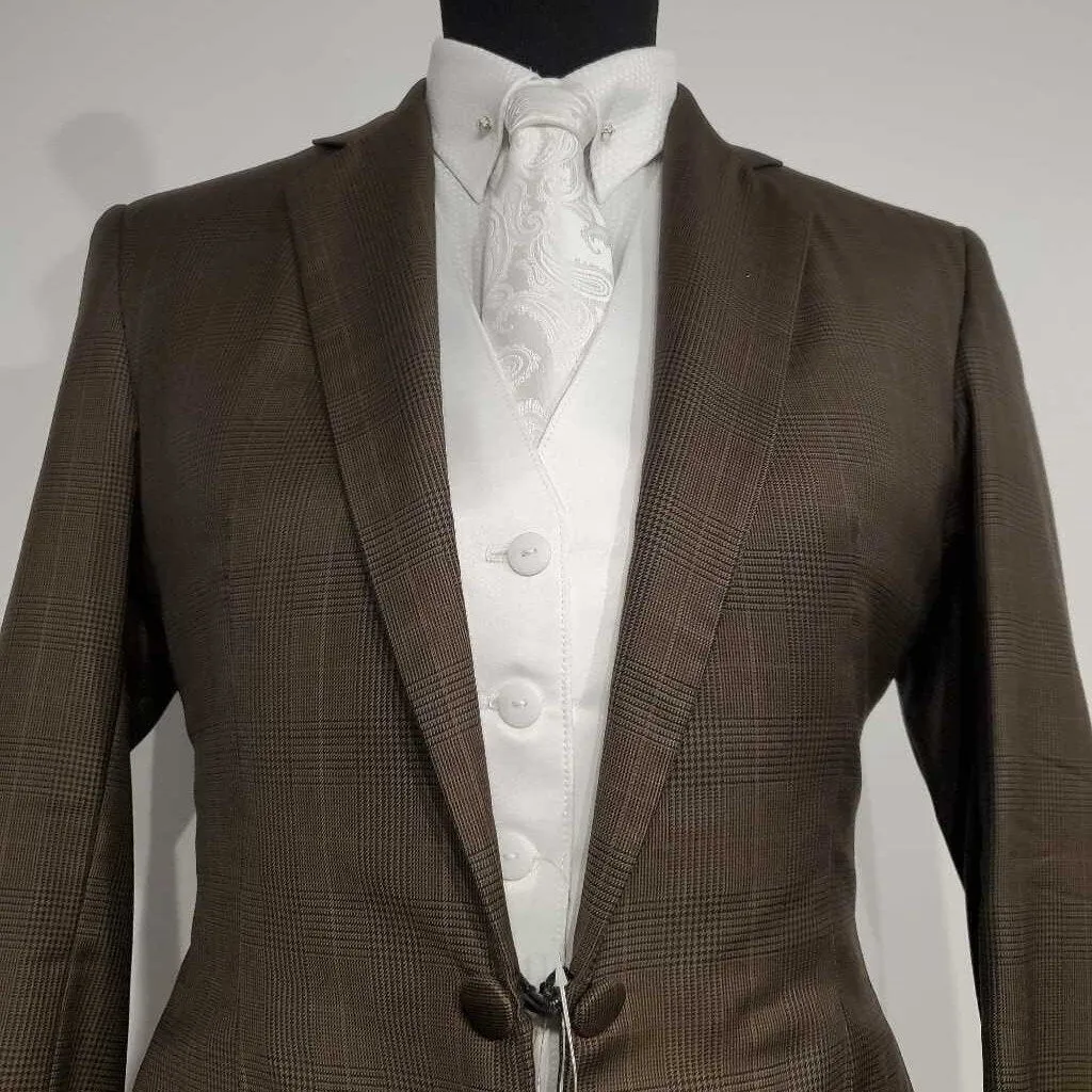 Brown Checkered Daycoat