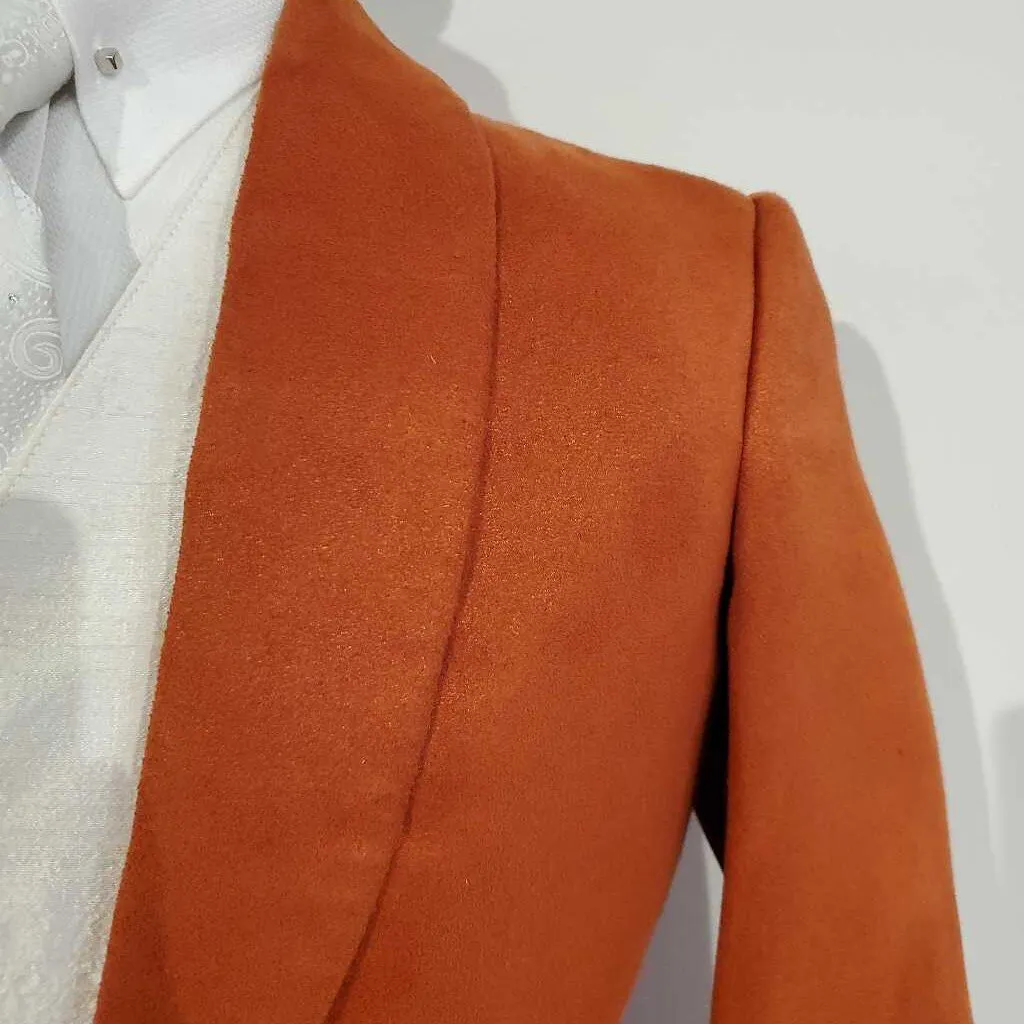 Burnt Orange Suede Daycoat