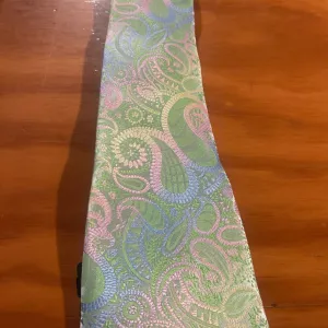Green Paisley Tie