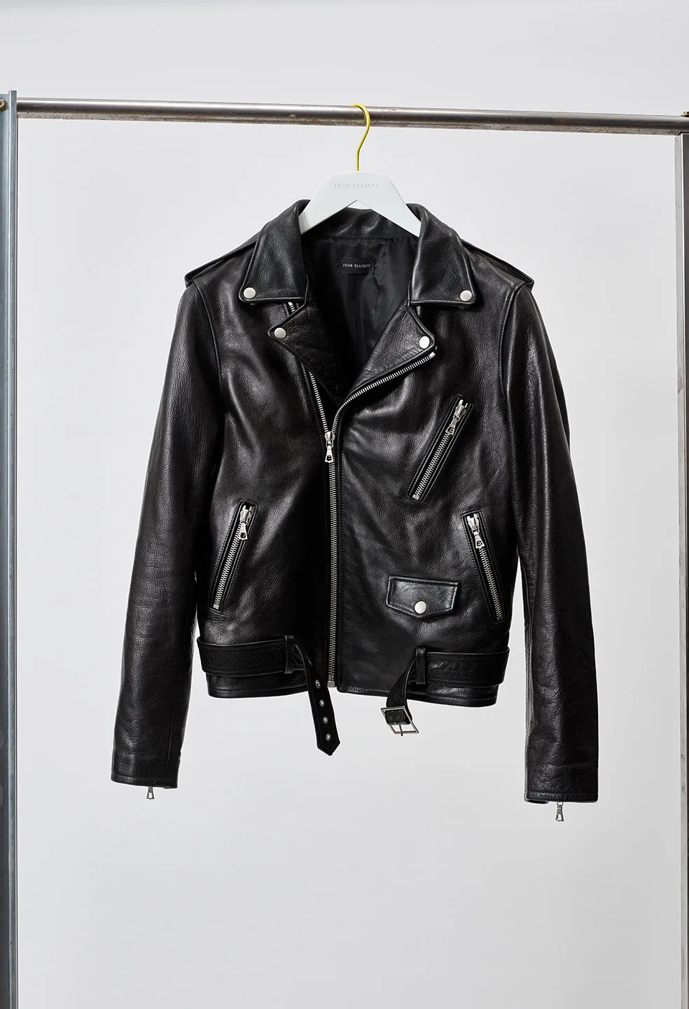 Leather Moto Jacket / Black