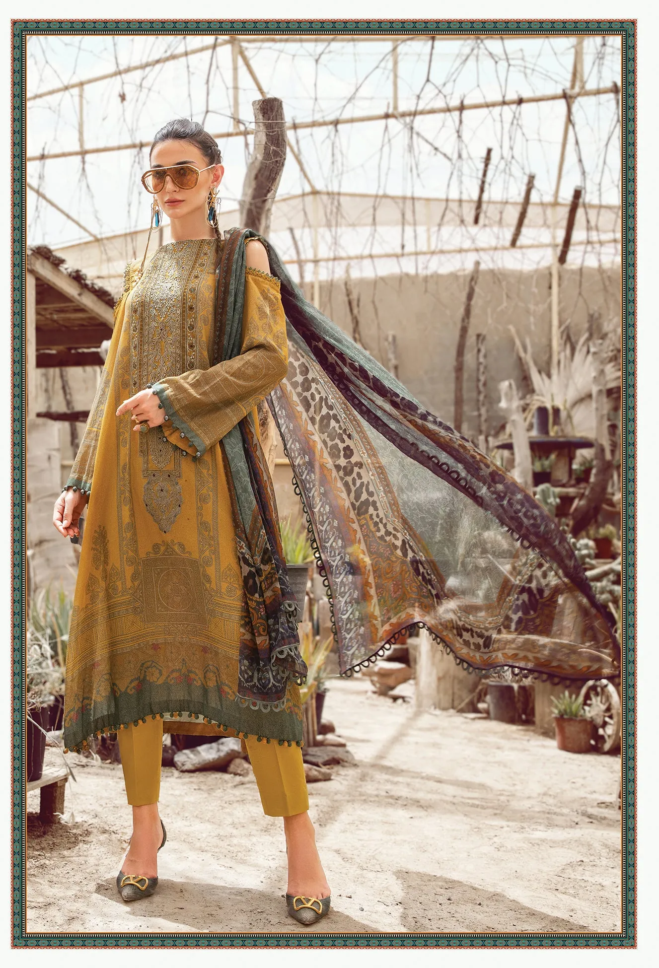 MARIA B | M PRINTS 2022 | DESERT ROSE COLLECTION | MPT-1505-B