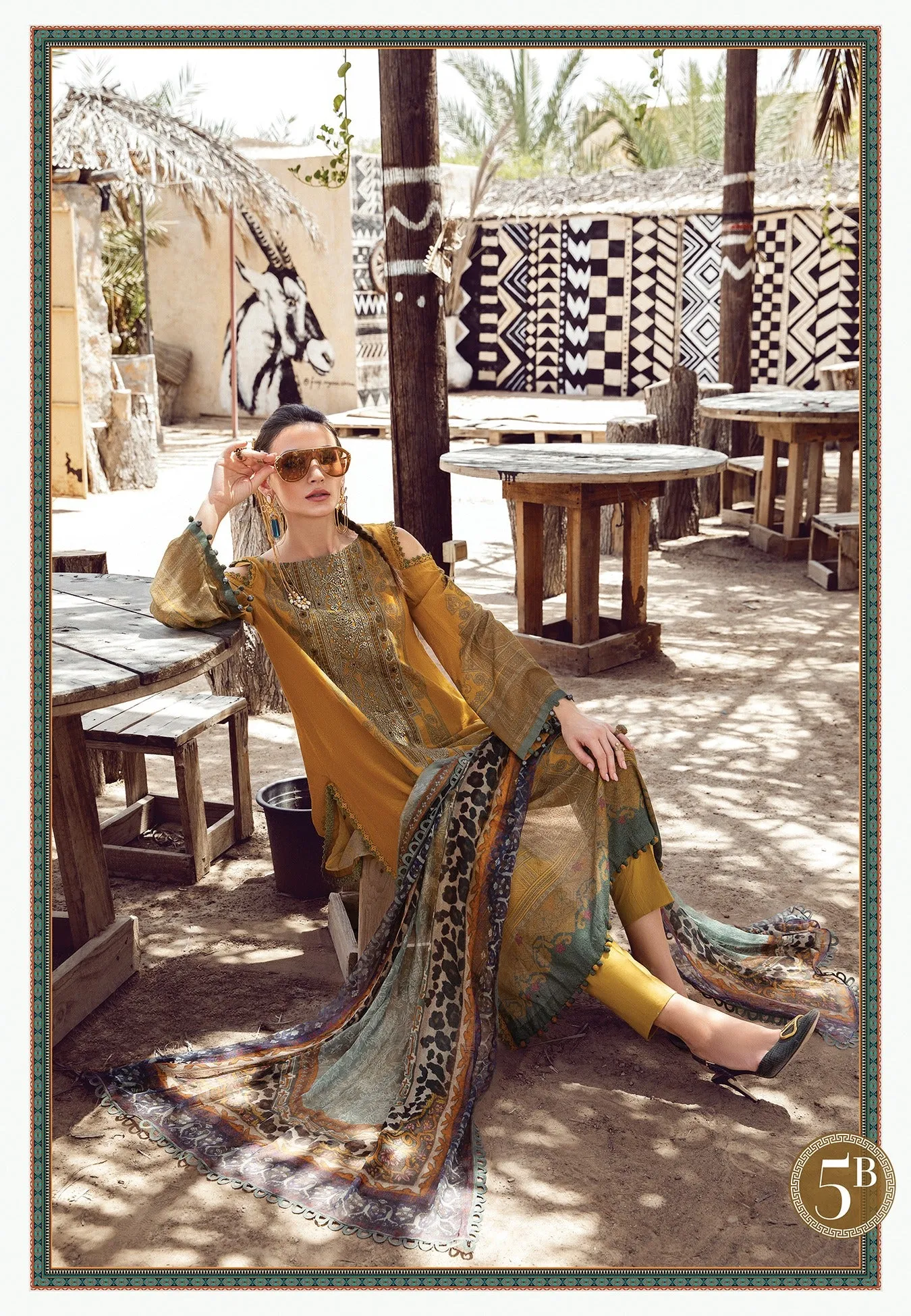 MARIA B | M PRINTS 2022 | DESERT ROSE COLLECTION | MPT-1505-B