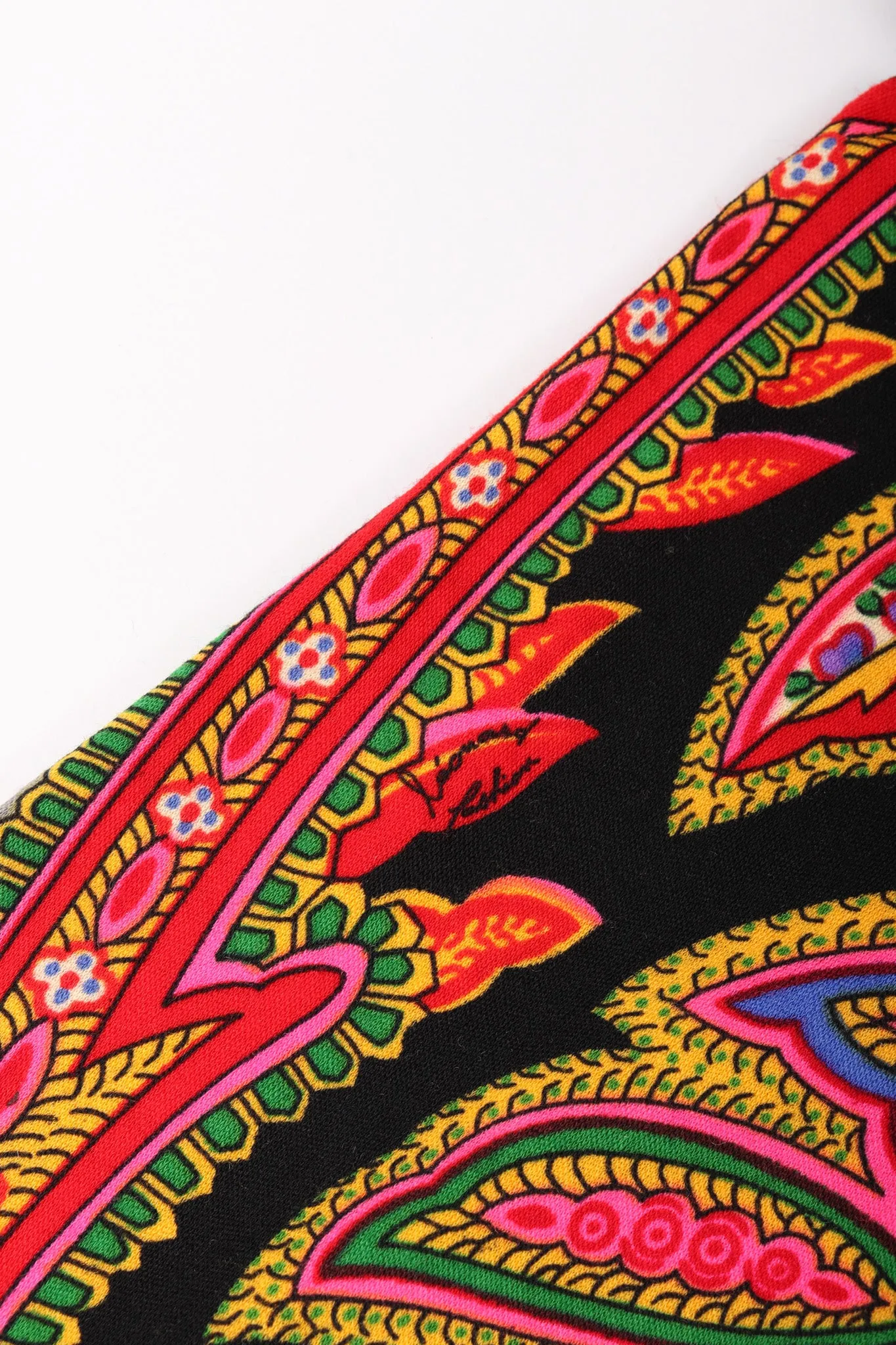 Paisley Knit Turtleneck Tunic