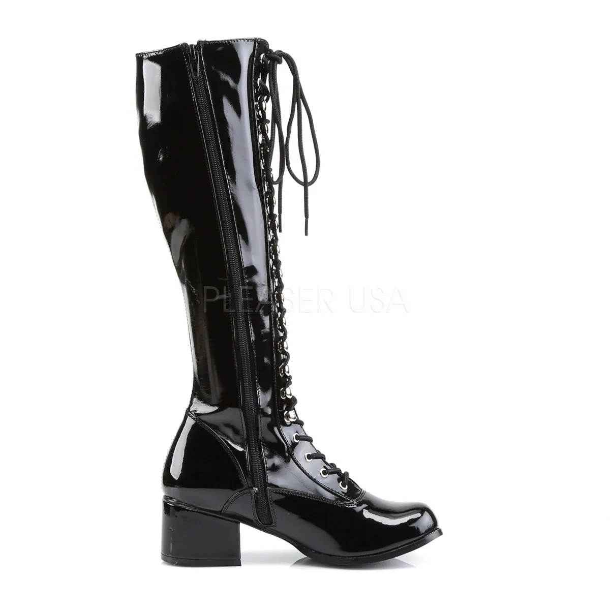 RETRO-302  Black Str Patent