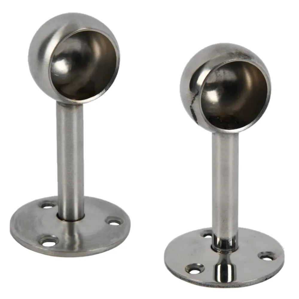 Rothley Endurance Stainless Steel Hanging Rail End Bracket 25mm
