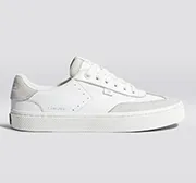 TOCA White Premium Leather Smoke White Suede Sneaker Men
