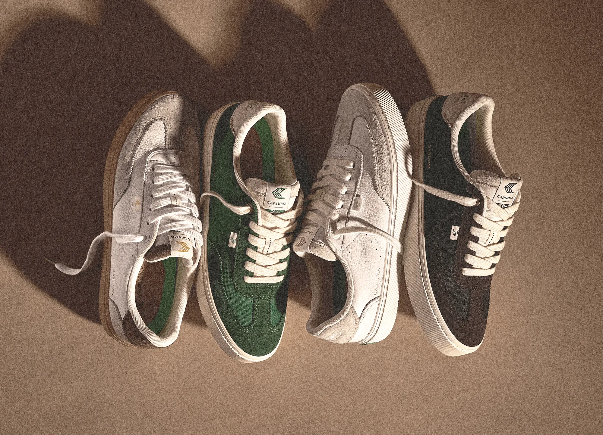 TOCA White Premium Leather Smoke White Suede Sneaker Men